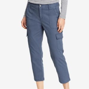 Womens Eddie Bauer centerline utility cargo pant cropped ankle gorpcore hiking